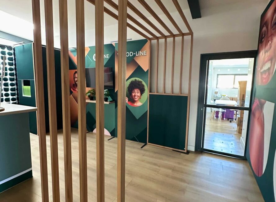 Stand modulaire en bois
