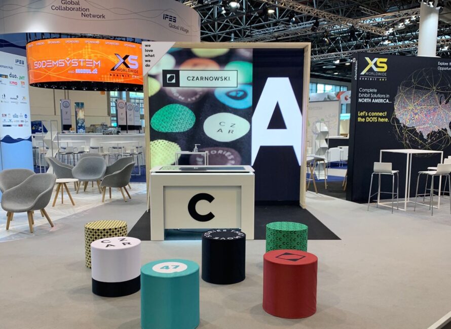 Stand modulaire panneau led