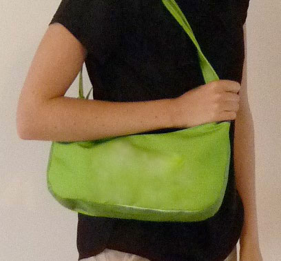 Recyclage petit sac tissu stand - Adéquat Expo