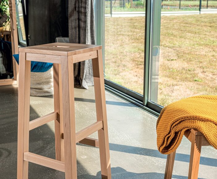 Tabouret bois - Adéquat Expo