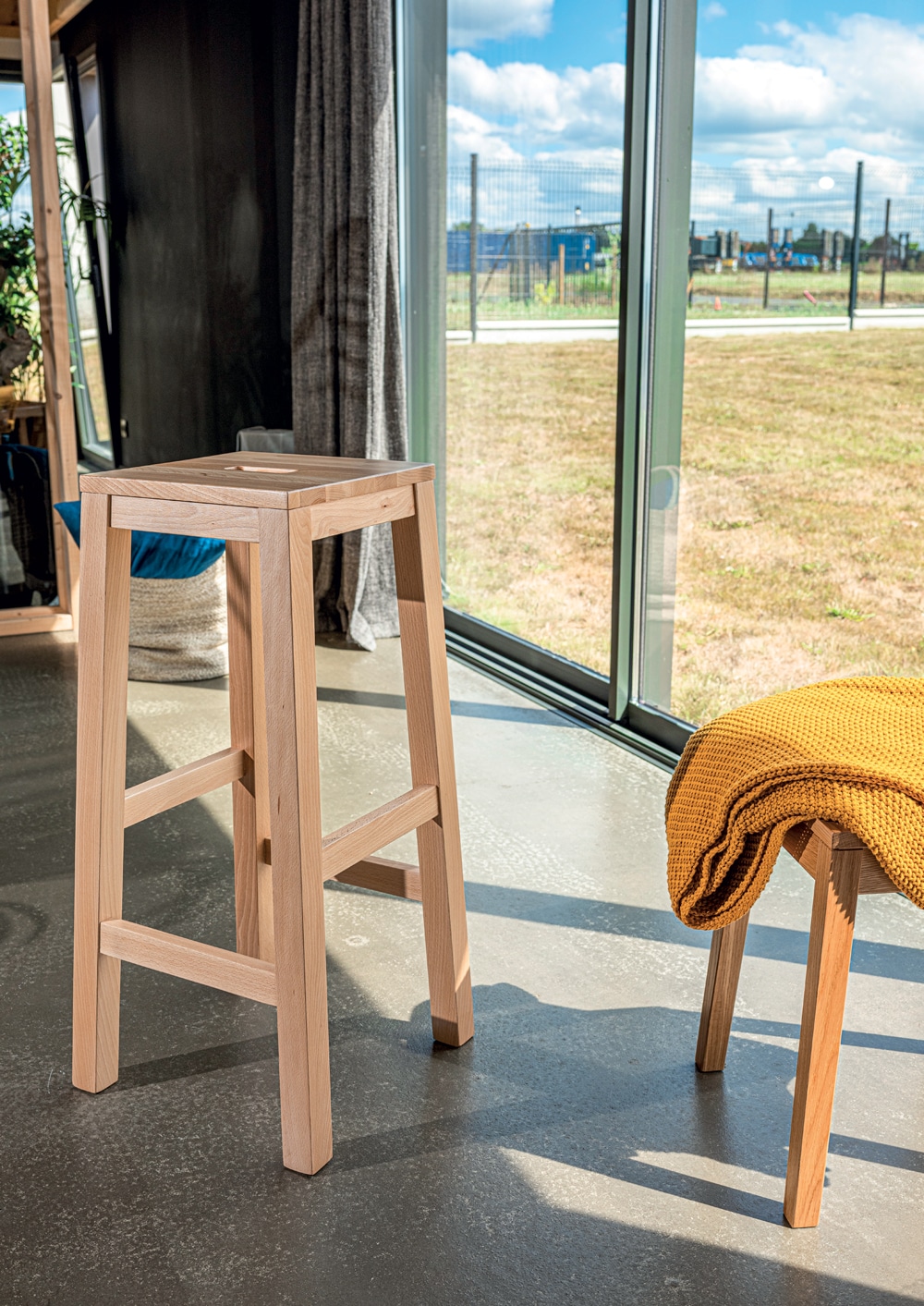 Tabouret bois - Adéquat Expo