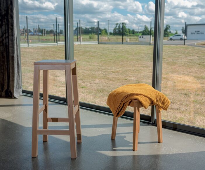 Tabouret bois - Adéquat Expo