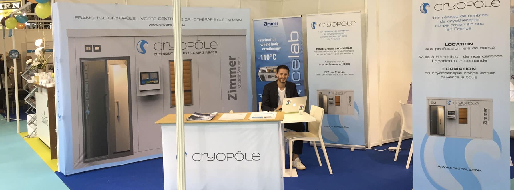 Realisations kits salons cryopole - Adéquat Expo