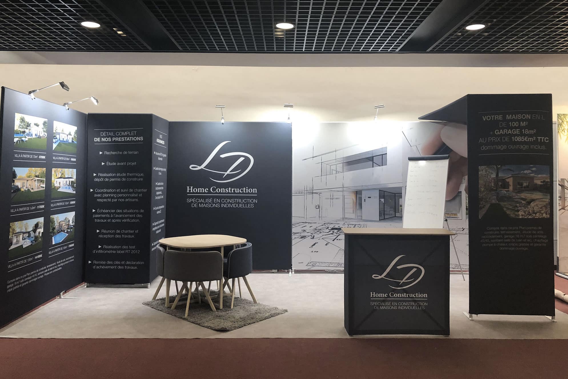 Stand Contour Adéquat Expo - aménagement intérieur